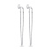 Длинные серьги Trendy Style из серебра без камней (арт. 7518/6599) – изображение 1