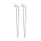 Длинные серьги Trendy Style из серебра без камней (арт. 7518/6599) – изображение 1