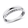 Серебряное кольцо с фианитами (арт. 7501/15071р) – изображение 1