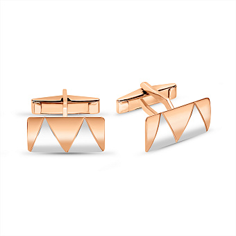 Запонки из красного золота (арт. 210094р)