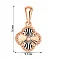 Підвіска з червоного золота (арт. 424907/9а) – зображення 2