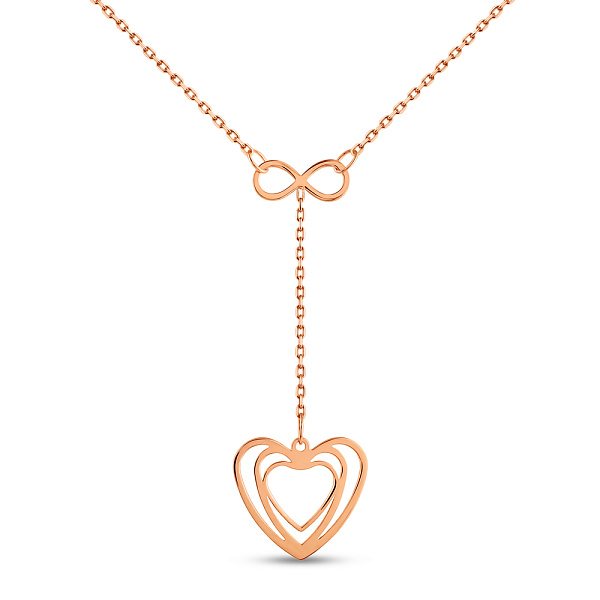 Золотое колье без камней (арт. 352495) – изображение 1