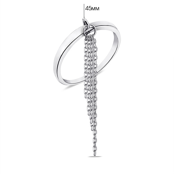 Серебряное кольцо Trendy Style с подвеской (арт. 7501/6529) – изображение 2