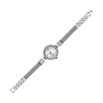 Часы из серебра с фианитами  (арт. 7526/284)