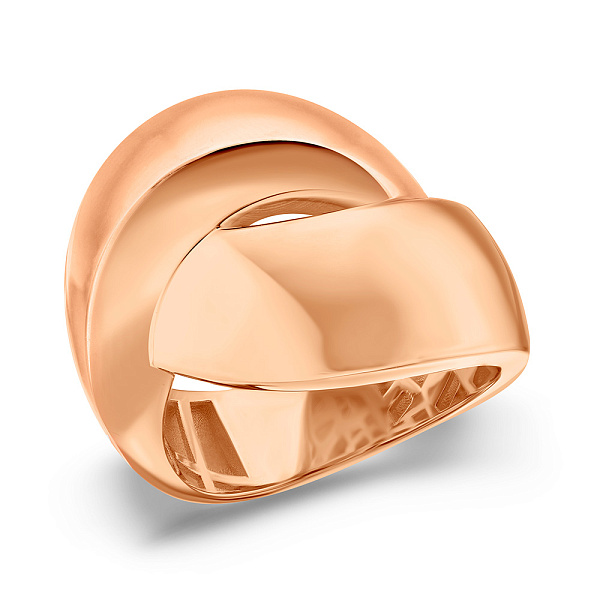 Массивное кольцо из красного золота (арт. 156439) – изображение 1
