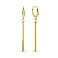 Длинные серьги из желтого золота (арт. 1091629ж) – изображение 1