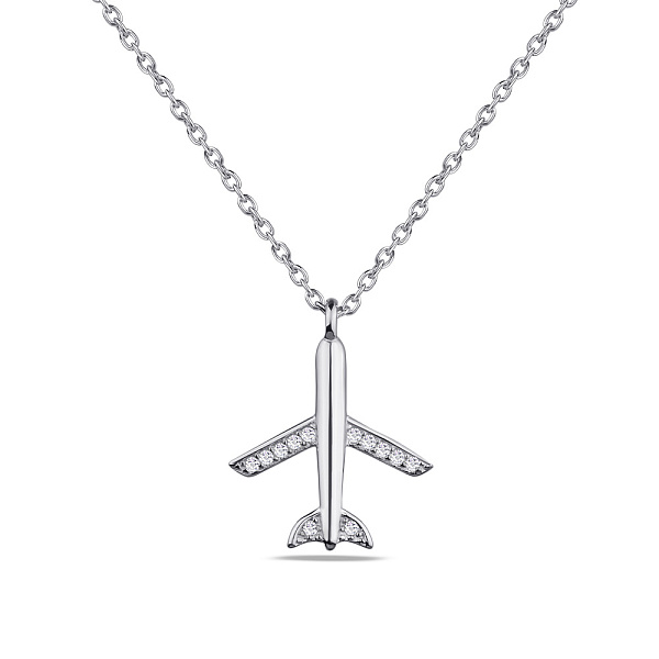 Серебряное колье "Мрия" с фианитами (арт. 7507/1480) – изображение 1