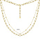 Серебряное колье с желтым родированием Trendy Style (арт. 7507/2012ж) – изображение 5