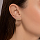 Серьги из красного золота без камней (арт. 1092102) – изображение 2