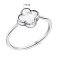 Серебряное кольцо Клевер с перламутром (арт. 7501/610/8пкп) – изображение 2