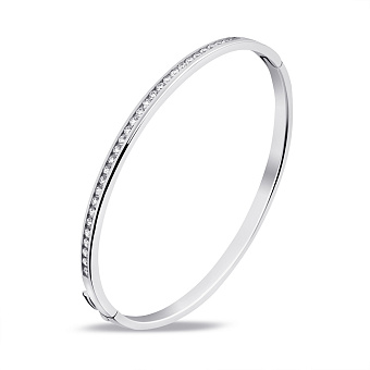 Фото Серебряный браслет с фианитами (арт. 7509/4749)