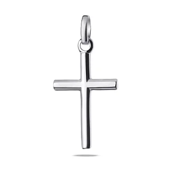 Срібна підвіска-хрестик (арт. 7503/2898)