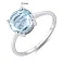 Серебряное кольцо с крупным топазом (арт. 7501/1077948Пг) – изображение 2