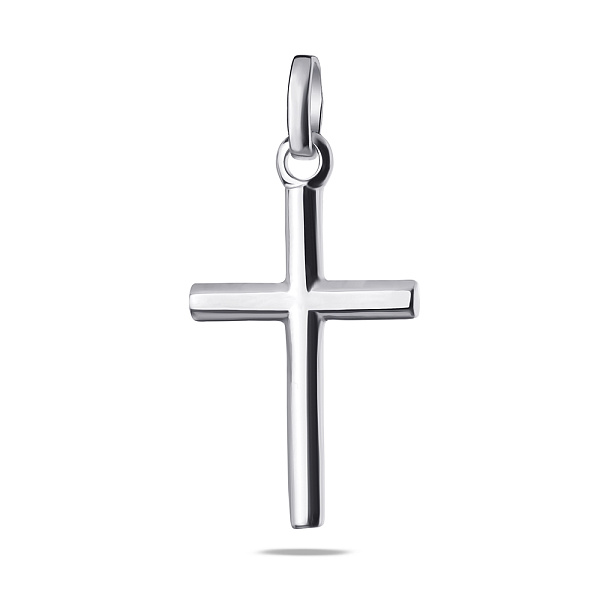 Срібна підвіска-хрестик (арт. 7503/2898) – зображення 1