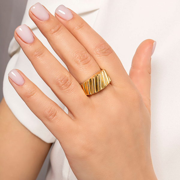 Золота каблучка Francelli (арт. е156648ж) – зображення 3