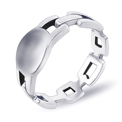 Серебряное кольцо без камней (арт. 7901/6075)