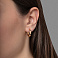 Серьги-кольца из красного золота (арт. 105700/15) – изображение 2