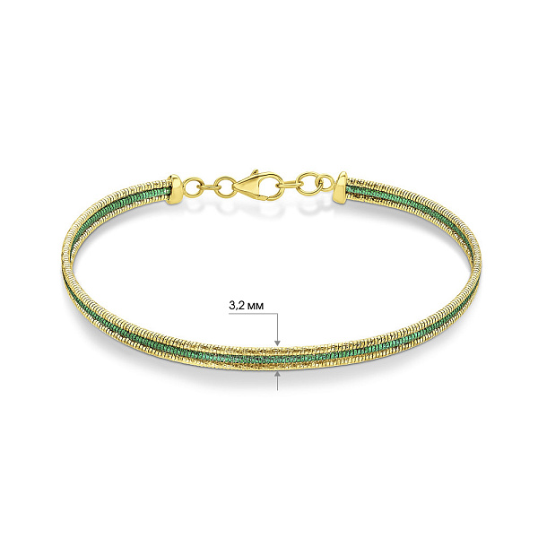 Браслет из желтого золота Francelli (арт. 326722жз) – изображение 3