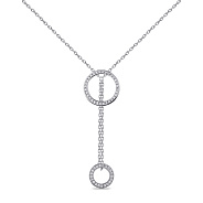 Фото Колье из серебра с фианитами Trendy Style (арт. 7507/1834)