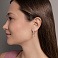 Сережки из желтого золота без камней (арт. 110560ж) – изображение 3