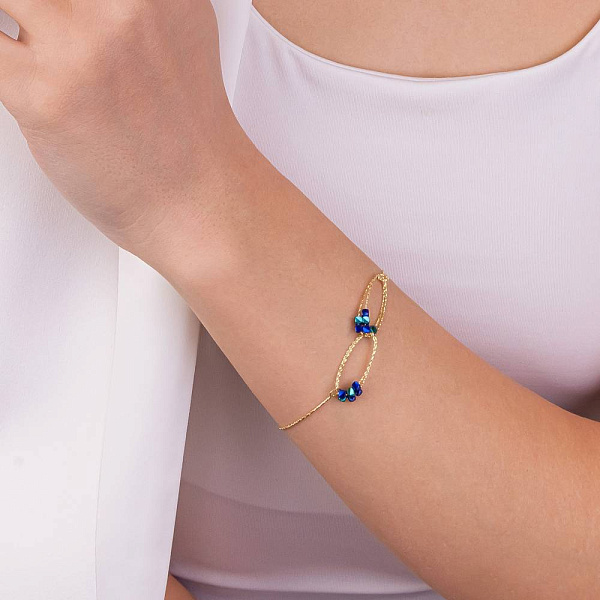 Браслет из желтого золота Francelli (арт. 326557жсбрз) – изображение 2