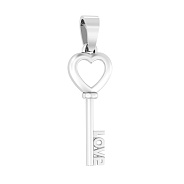 Фото Золотая подвеска Ключик Love (арт. 440649б)