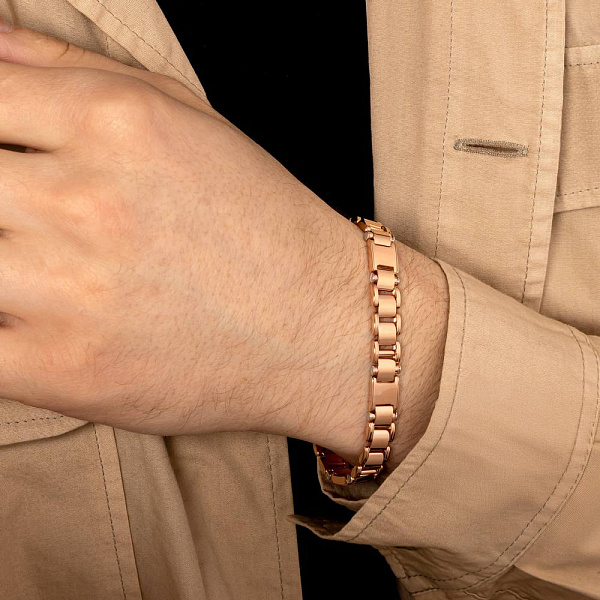 Браслет из красного и белого золота (арт. 3261216кб) – изображение 2