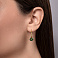 Золотые серьги Francelli Фиалки (арт. 1091788/20жз) – изображение 2