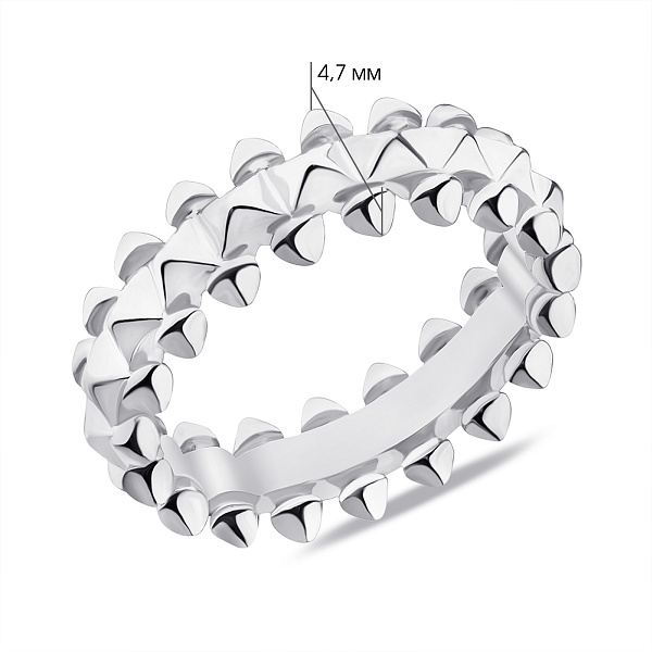 Срібна каблучка (арт. 7501/6089) – зображення 2