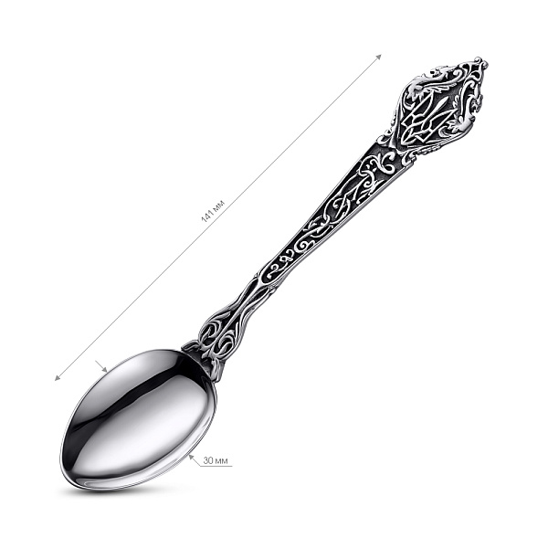 Серебряная чайная ложка Герб Украины (арт. 7922/8100055) – изображение 2