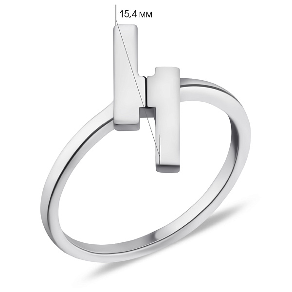 Серебряное кольцо без камней (арт. 7501/501кп) – изображение 2
