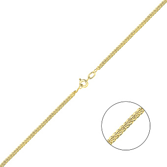 Фото Золотая цепочка плетения Колосок (арт. 303502ж)