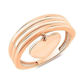 Золота каблучка з підвіскою (арт. 156291)