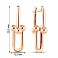 Серьги из красного золота (арт. 1091958/1) – изображение 2