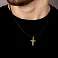 Золотий хрестик з розп'яттям (арт. 500680еч) – зображення 3