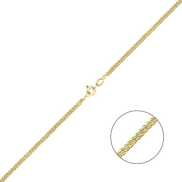 Золотий ланцюжок плетіння Колосок (арт. 303502ж) – зображення 1