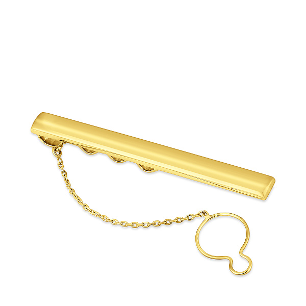 Зажим для галстука из желтого золота  (арт. 200092ж) – изображение 1