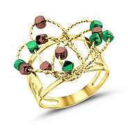 Кольцо из желтого золота Francelli (арт. 156125жзкр)