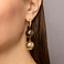 Золотые серьги Francelli (арт. 1091724жкр) – изображение 2