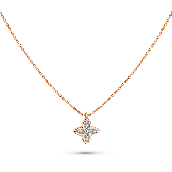 Кольє з червоного золота з діамантами (арт. 7190397201) – зображення 1