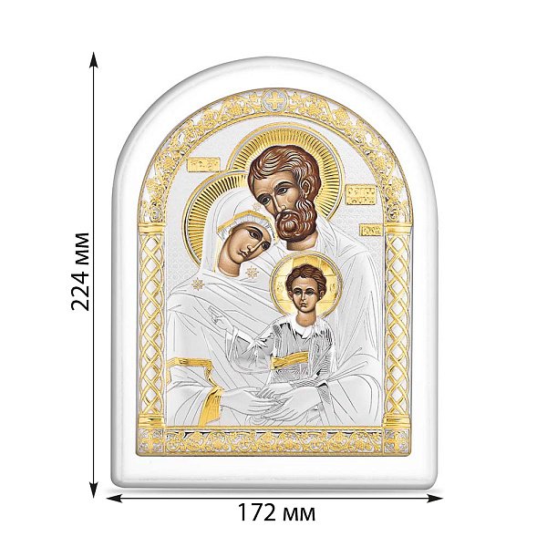 Икона Святое Семейство (172х224 мм) (арт. A-5/005G/B) – изображение 2