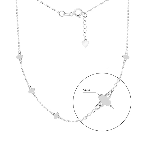 Кольє зі срібла (арт. 7507/831) – зображення 2