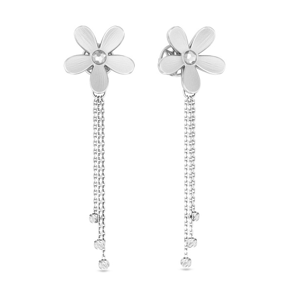 Сережки з білого золота Francelli (арт. 1101133б) – зображення 1