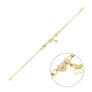 Фото Браслет з жовтого золота з підвісками (арт. 326083жП1)