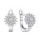 Серьги из серебра с фианитами (арт. 7502/9973) – изображение 1