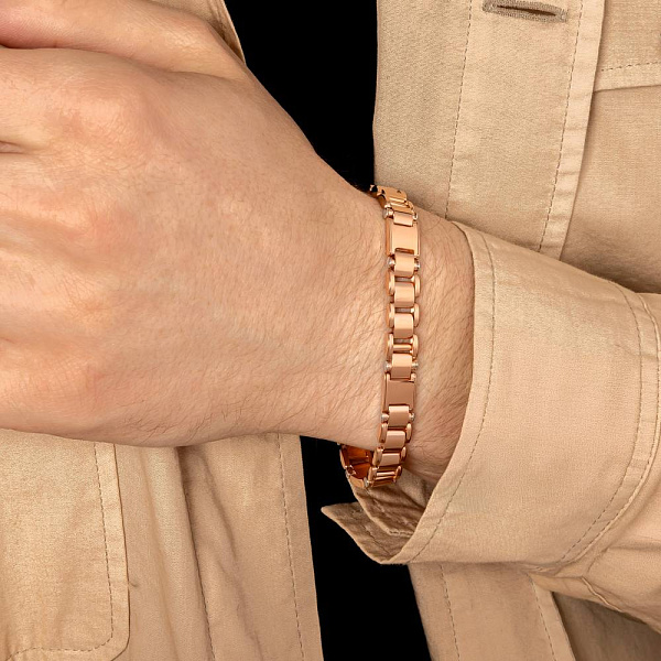 Браслет из красного и белого золота (арт. 3261216кб) – изображение 3