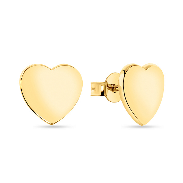 Серьги-пусеты из желтого золота (арт. 106509ж) – изображение 1