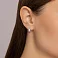Сережки золоті з діамантами (арт. С341100015б) – зображення 3