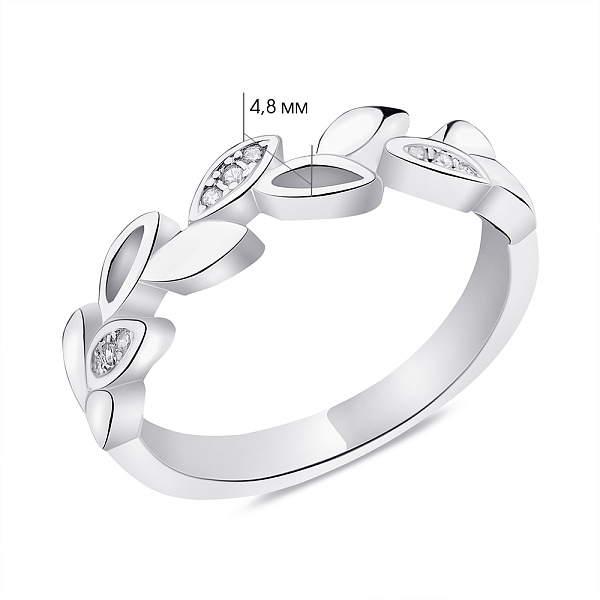 Серебряное кольцо Веточка (арт. 7501/6147) – изображение 2