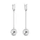 Сережки-подвески «Шарики» из серебра (арт. 7502/4179/3) – изображение 1